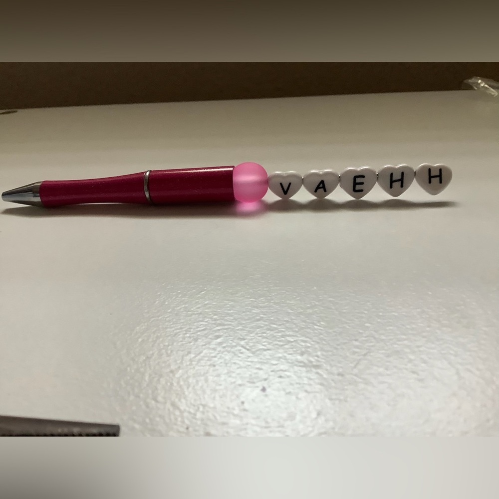 Custom beaded pens